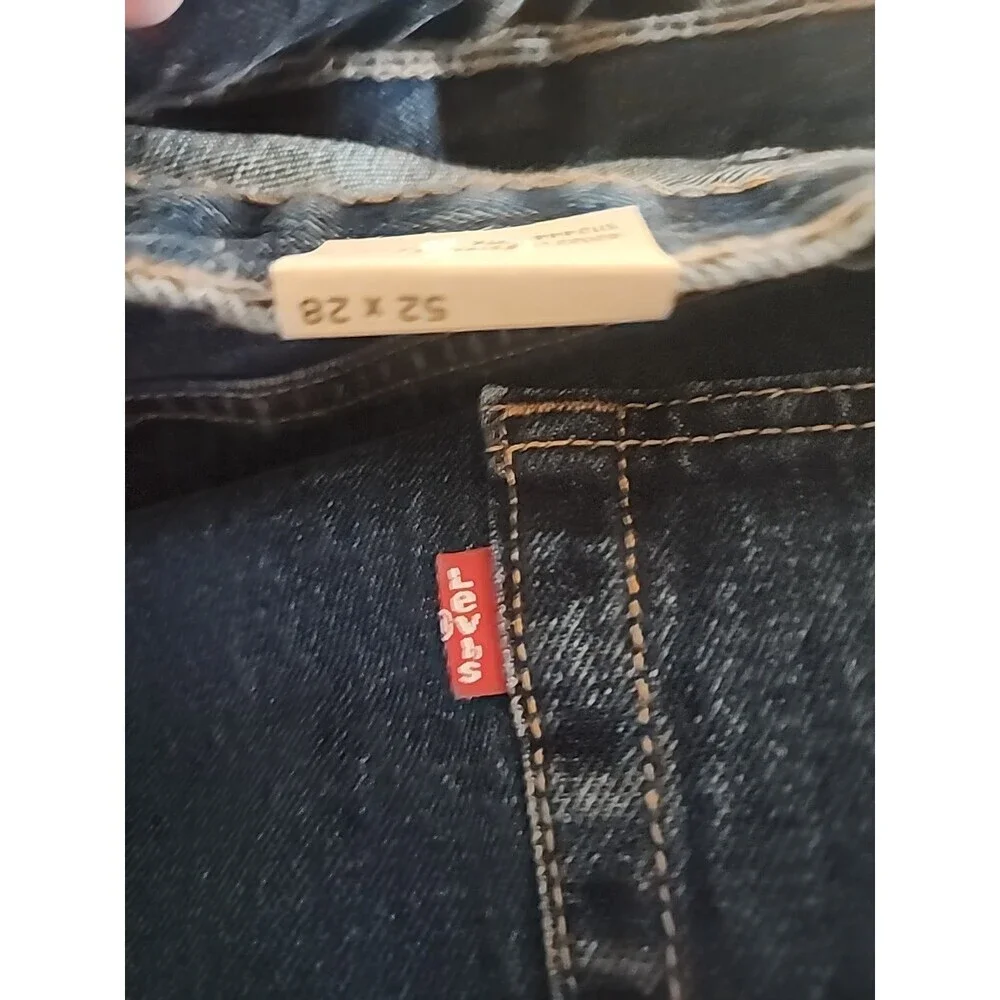 LEVIS 550 Relaxed Fit Jeans 52x28 Big & Tall NWT Stretch New L100‎ Denim
